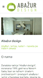 Mobile Screenshot of abazurdesign.com