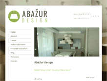 Tablet Screenshot of abazurdesign.com